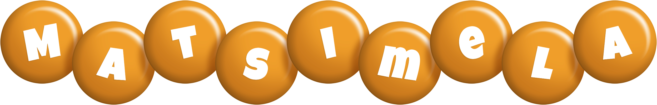Matsimela candy-orange logo