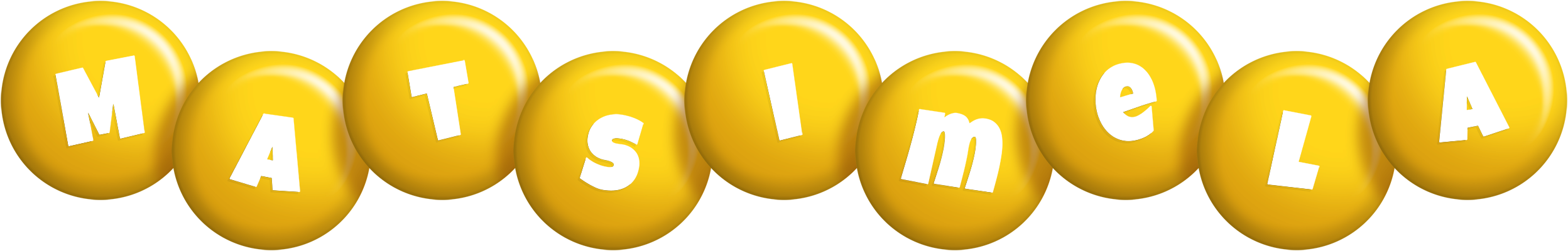Matsimela candy-yellow logo
