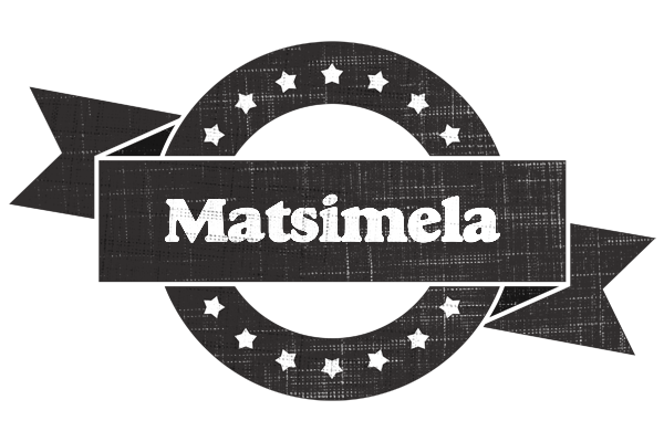 Matsimela grunge logo