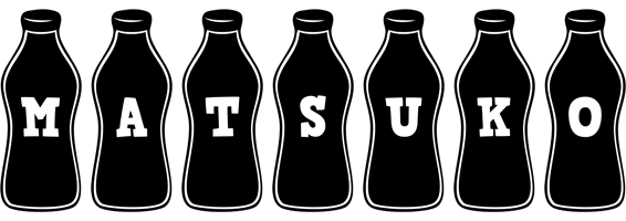 Matsuko bottle logo