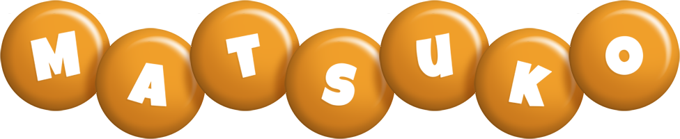 Matsuko candy-orange logo