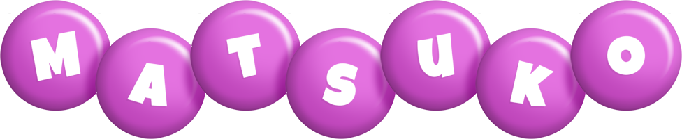Matsuko candy-purple logo