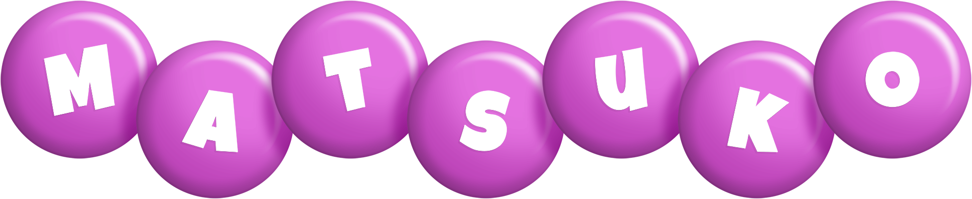 Matsuko candy-purple logo