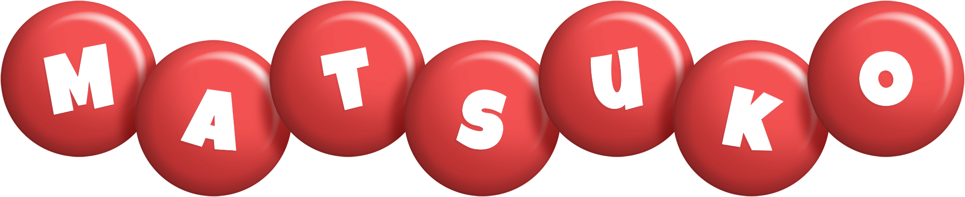 Matsuko candy-red logo