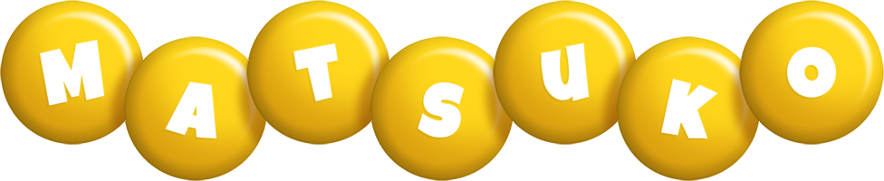 Matsuko candy-yellow logo