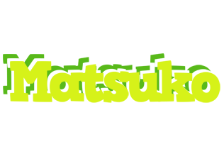 Matsuko citrus logo