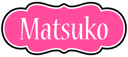 Matsuko invitation logo