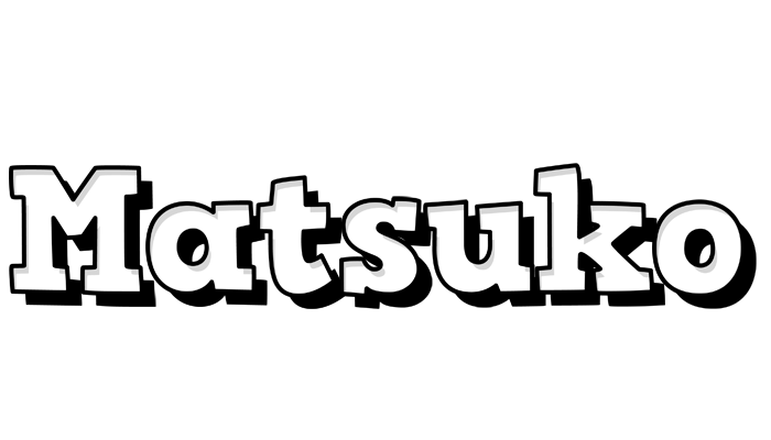 Matsuko snowing logo