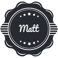 Matt badge logo