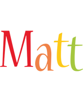 Matt birthday logo