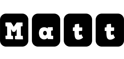 Matt box logo