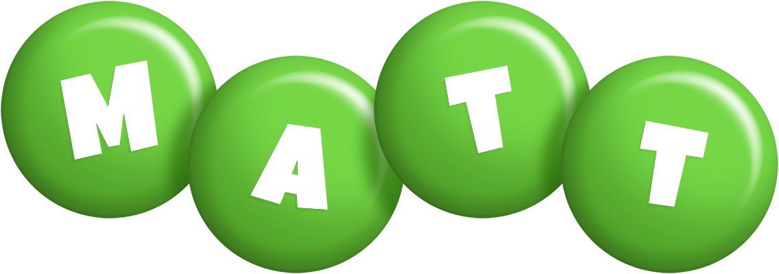 Matt candy-green logo