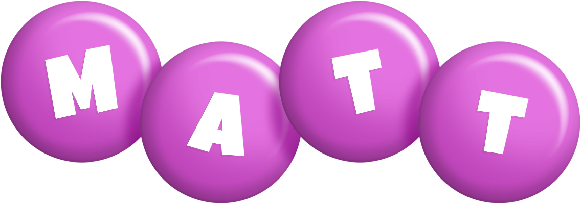 Matt candy-purple logo