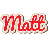 Matt chocolate logo