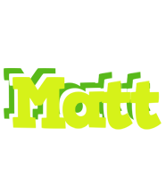 Matt citrus logo