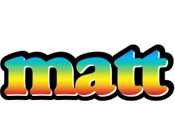 Matt color logo