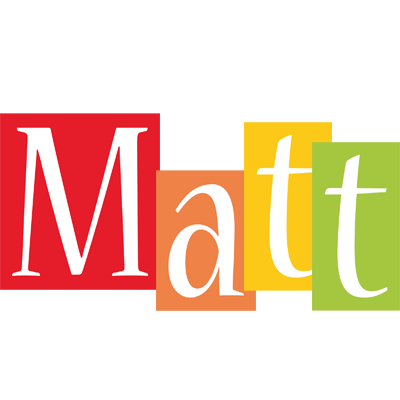 Matt colors logo