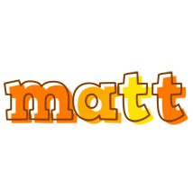 Matt desert logo