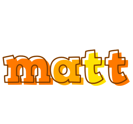 Matt desert logo