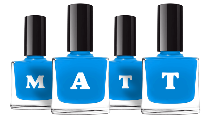 Matt glossy logo