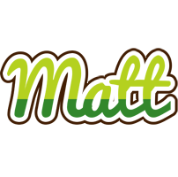Matt golfing logo