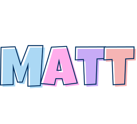 Matt pastel logo