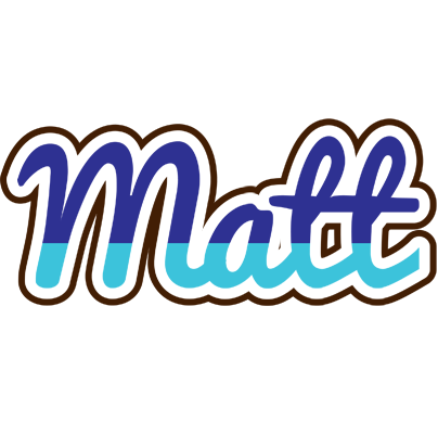 Matt raining logo