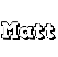 Matt snowing logo