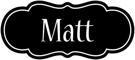 Matt welcome logo
