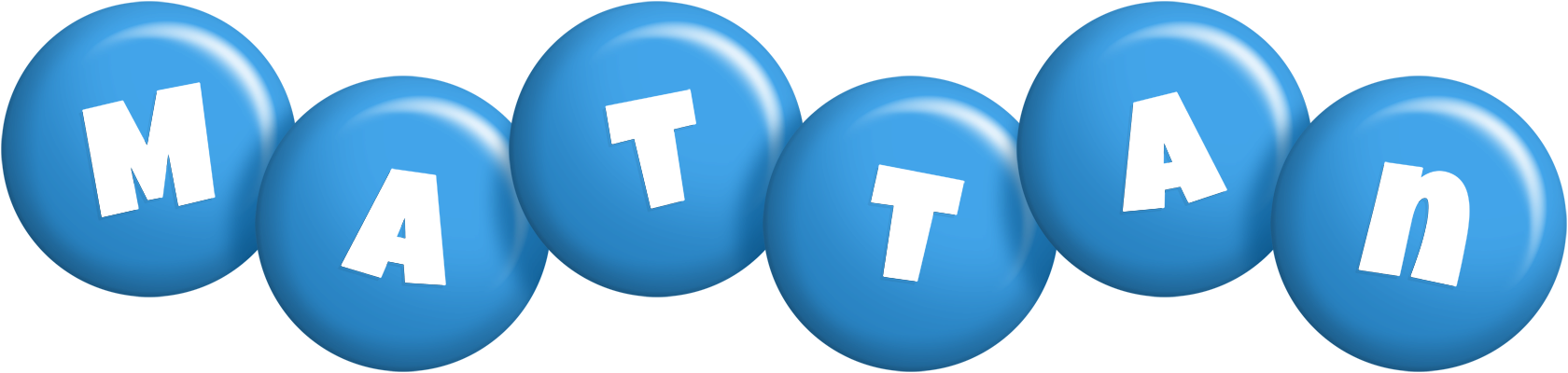 Mattan candy-blue logo