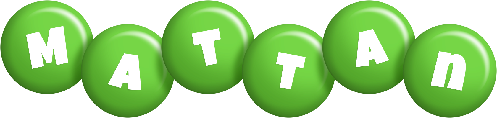 Mattan candy-green logo