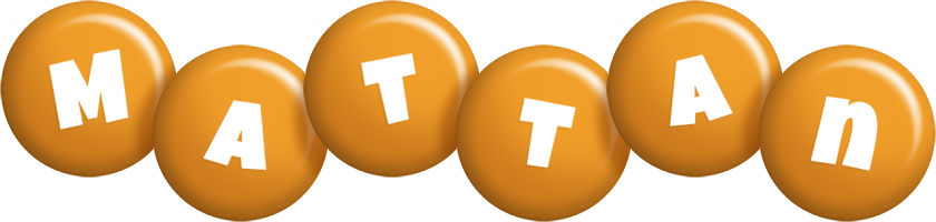 Mattan candy-orange logo