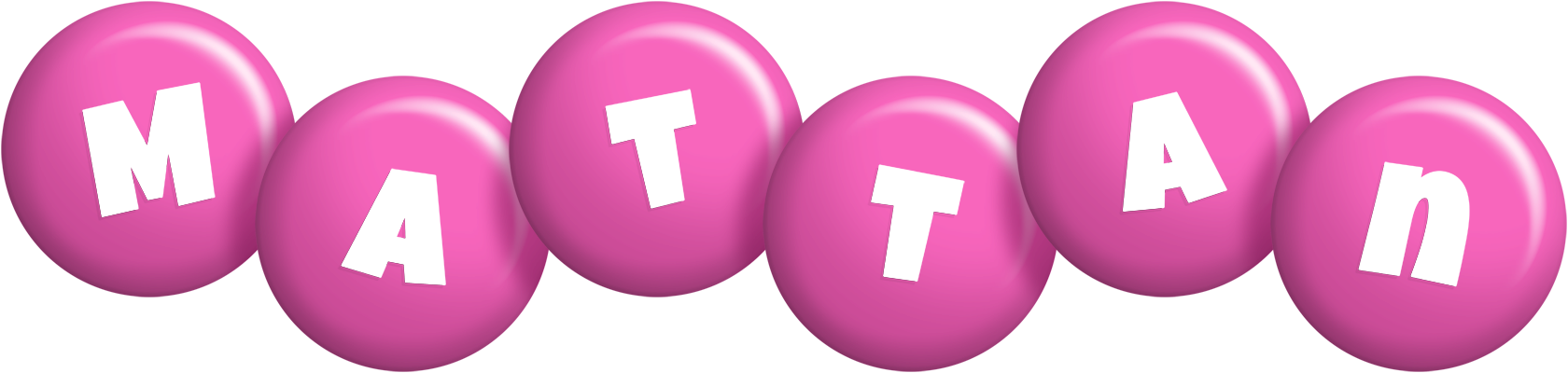 Mattan candy-pink logo