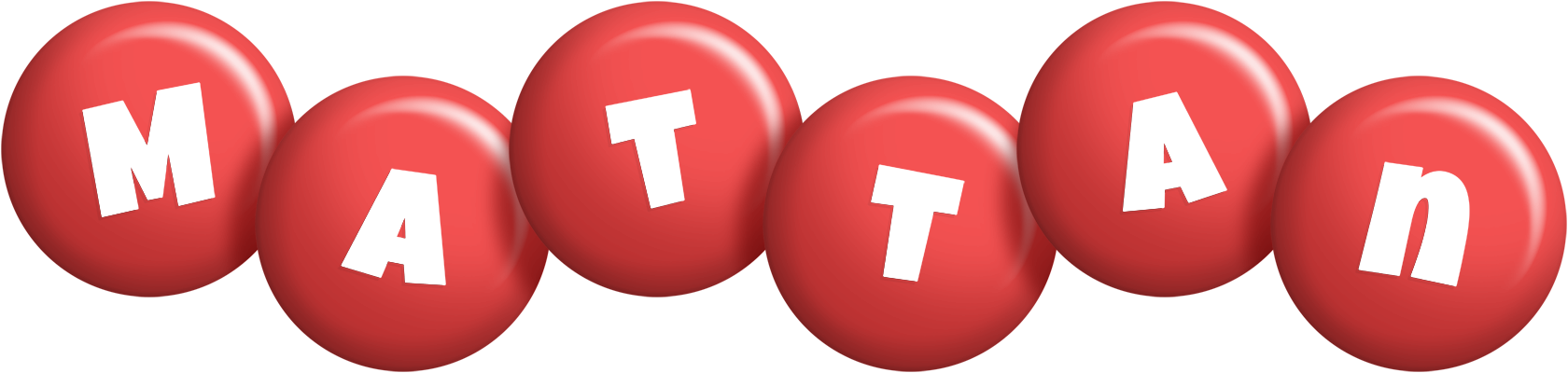 Mattan candy-red logo