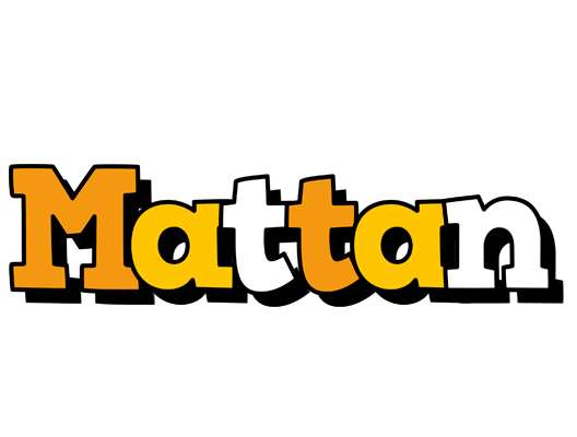 Mattan cartoon logo
