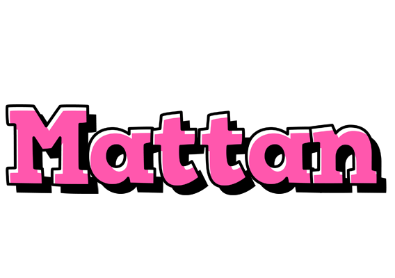 Mattan girlish logo