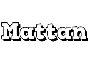 Mattan snowing logo