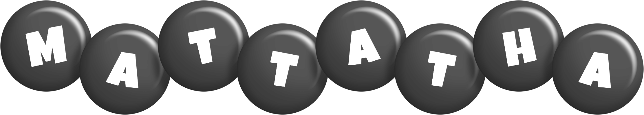 Mattatha candy-black logo