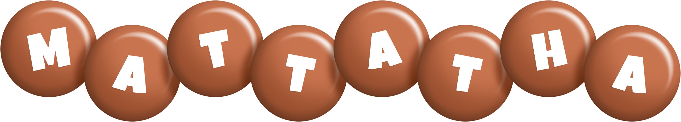 Mattatha candy-brown logo