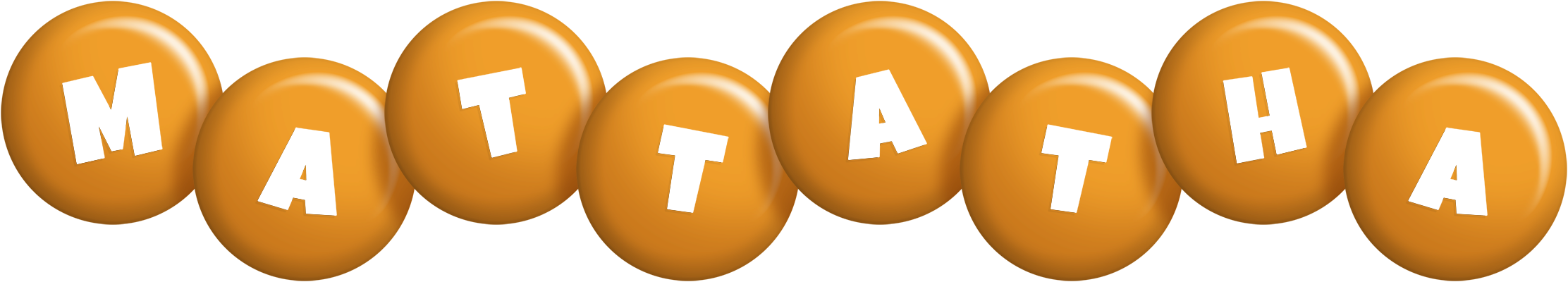 Mattatha candy-orange logo