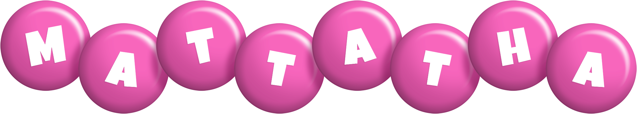 Mattatha candy-pink logo