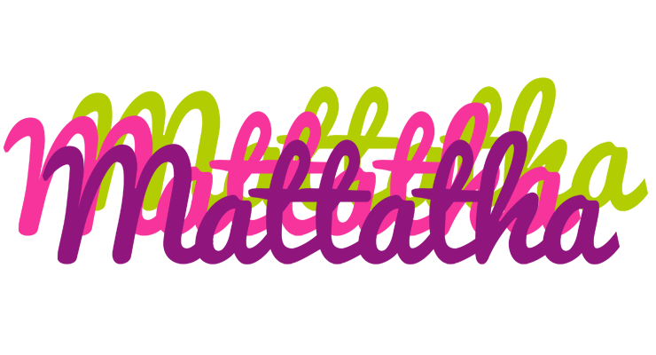 Mattatha flowers logo