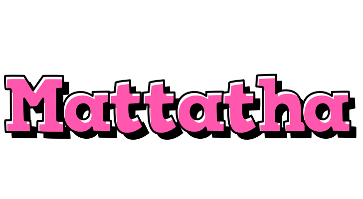 Mattatha girlish logo