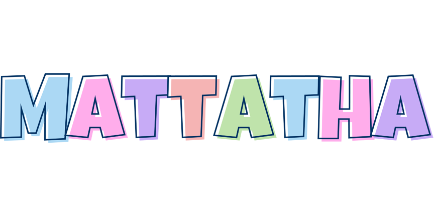 Mattatha pastel logo