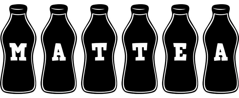 Mattea bottle logo