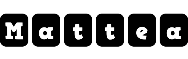 Mattea box logo
