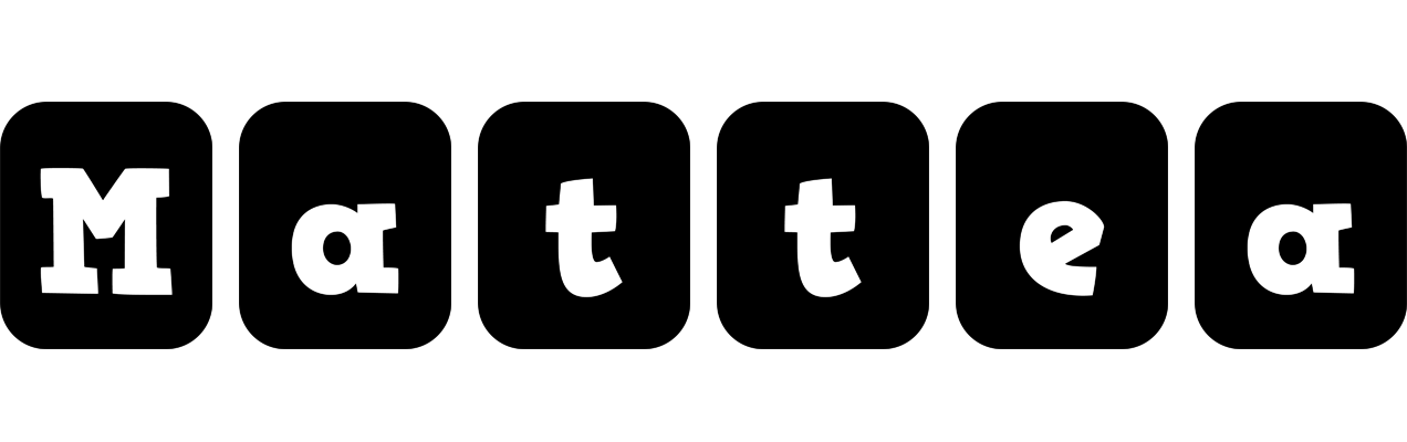 Mattea box logo
