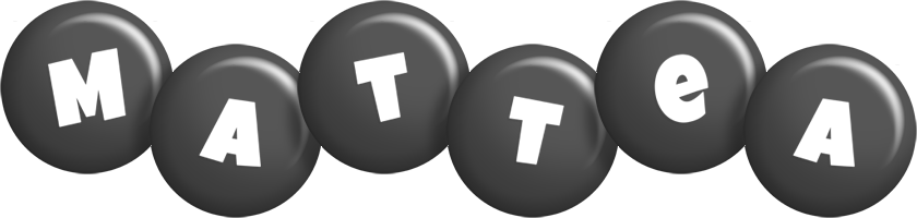 Mattea candy-black logo