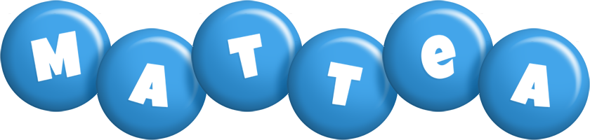 Mattea candy-blue logo