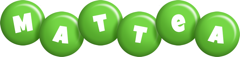 Mattea candy-green logo